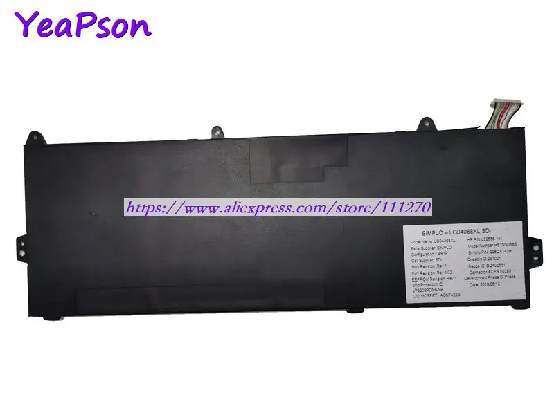 Yeapson LG04XL HSTNN-IB8S L32535-141 L32535-1C1 15.4V 68Wh Laptop Battery For HP Notebook computer | Компьютеры и офис