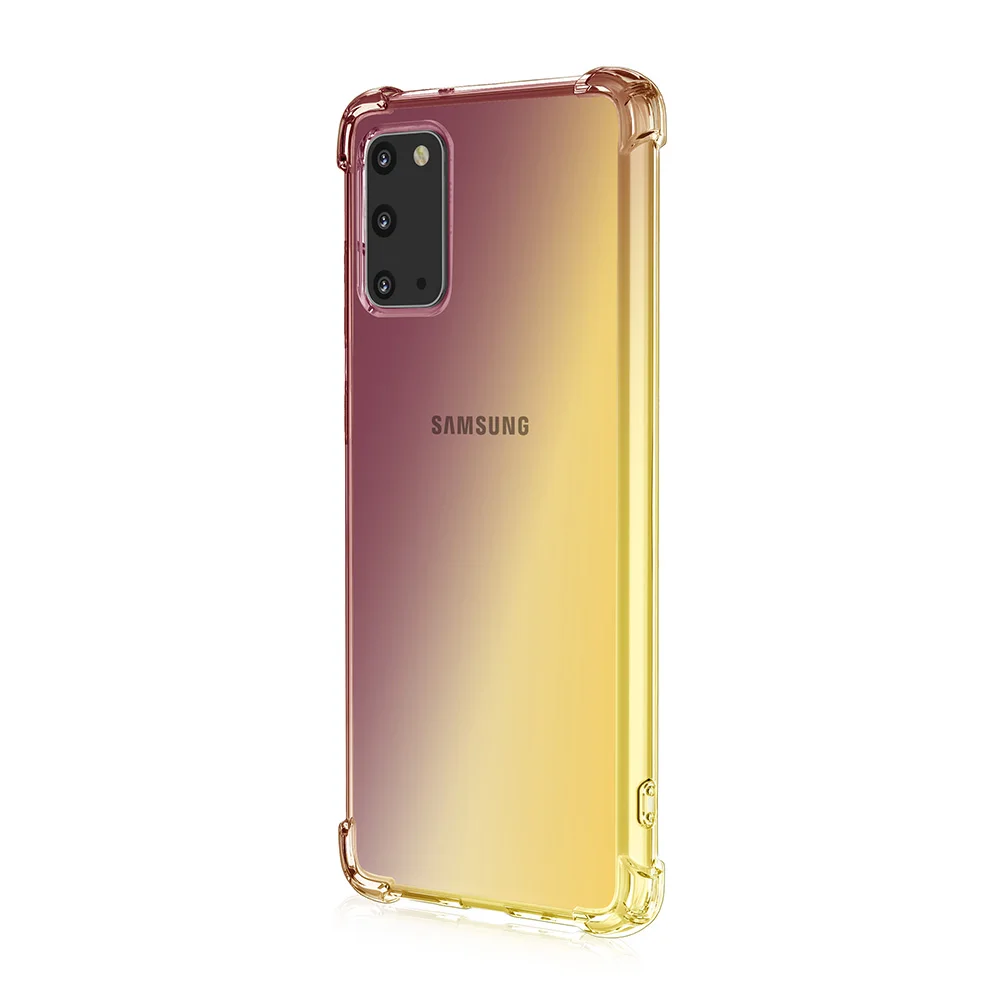 Противоударный чехол для Samsung Galaxy A51 A70 A71 A50 A40 A30 A20 A10 Цветной силиконовый S20 S7 S8 S9 S10