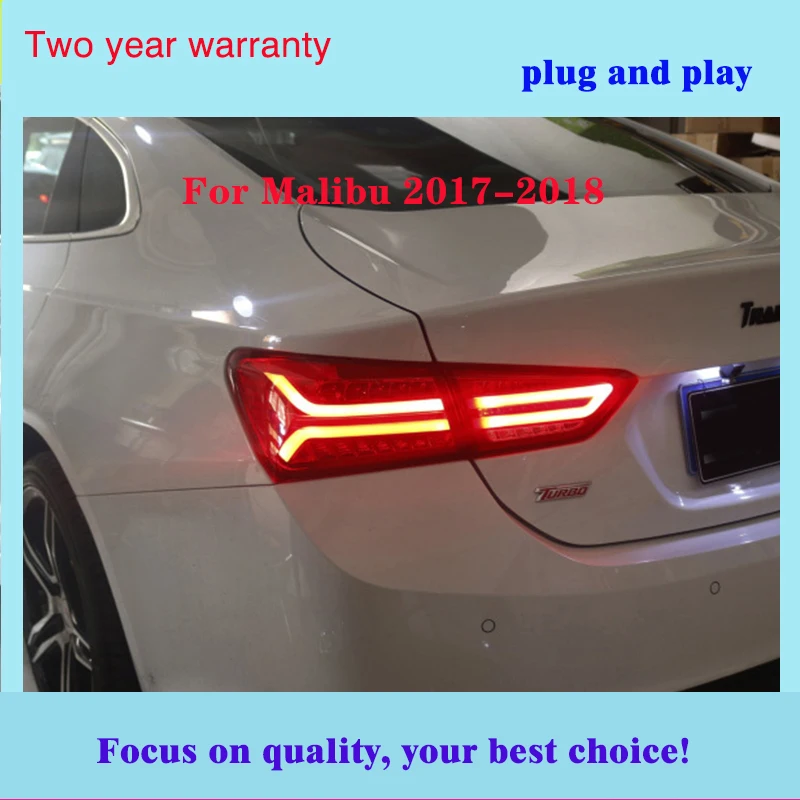 Автомобильный задний светильник s для Chevrolet Malibu 2017 2018 задние фары с