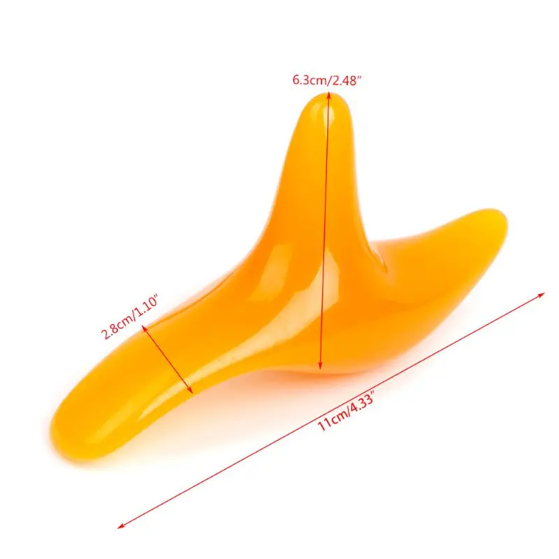 

X7JA Triangular Resin Foot Massage Trigger Point Therapy Pedicure Body Massager Tool