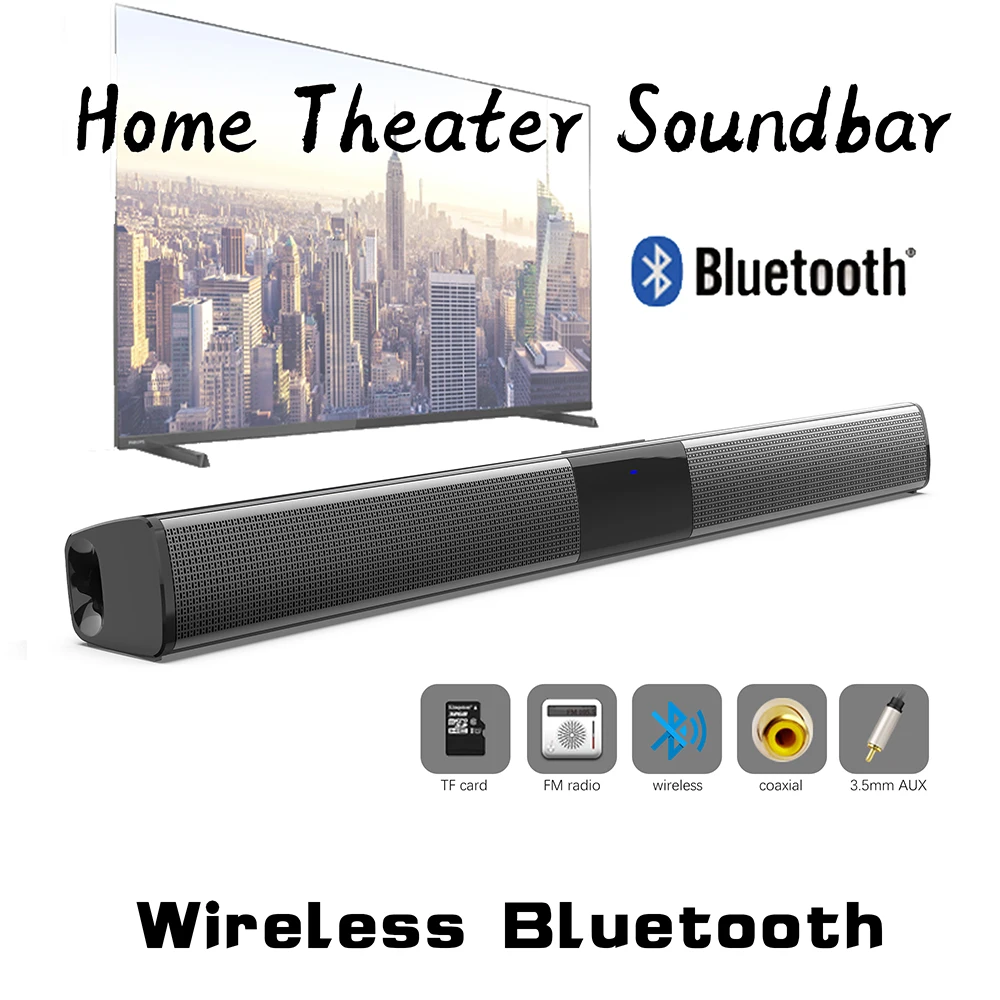 Беспроводная Bluetooth-звуковая панель BS28D стереоколонки для домашнего кинотеатра