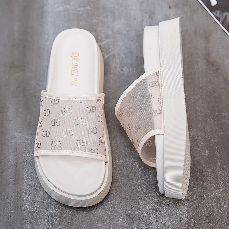 

Women Beach Bathroom Shoes Summer Sport Sandals for Woman Black Gray Ladies Beach Sneakers Thick Bottom Outdoor Slippers Female