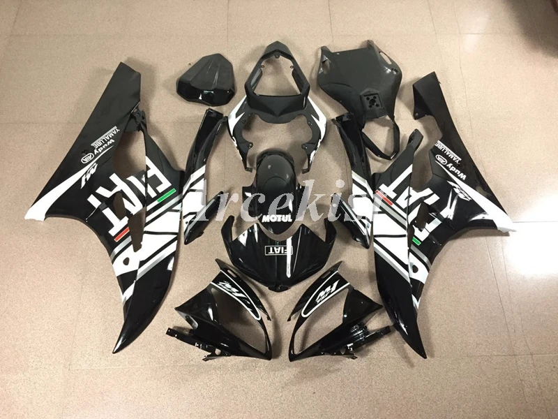 

New ABS whole Fairings Fit For Yamaha YZF 600 R6 06 07 YZF-R6 2006 2007 ABS Plastic Motorcycle Fairing set Cowling white black