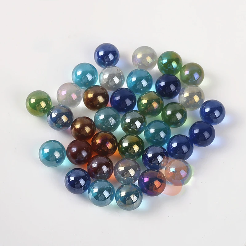 20 шт 16 мм стеклянные шарики ясный пинбол машина амулеты домашний Аквариум  Украшение ваза аквариумные игрушки для детей | AliExpress