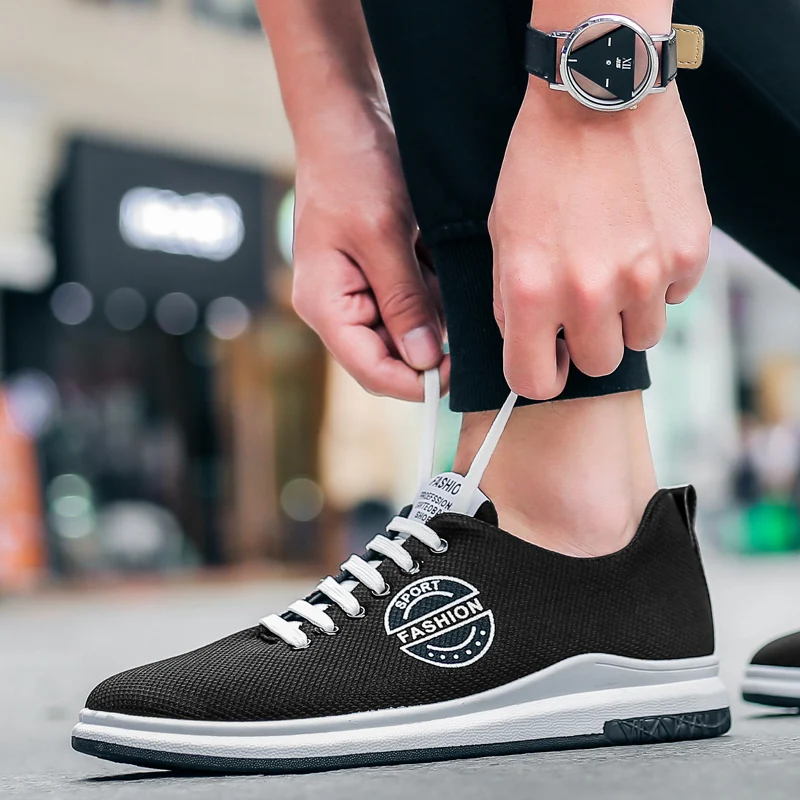 Новинка Мужская повседневная обувь из сетчатого материала Мужские кроссовки