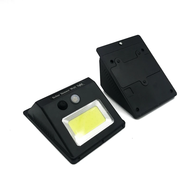 Solar Power Rechargeable LED motion sensor Wall light 10 W COB PIR Night waterproof IP65 for garden backyard security | Освещение