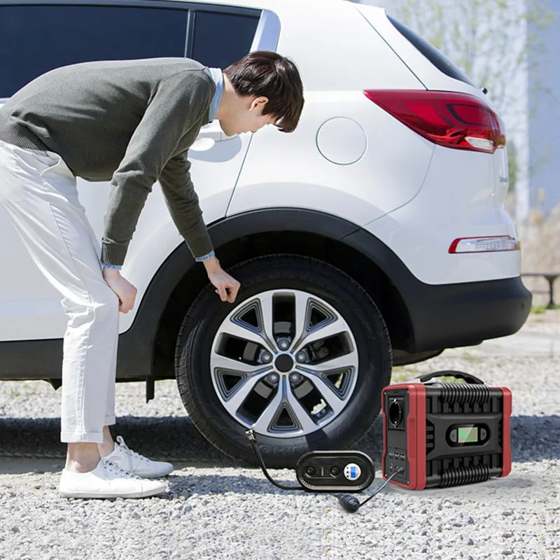 

222wh Portable Power Station Solar 220W 220V Power Generator Emergency Energy Supply Power Bank Battery Charger for Car Outdoor