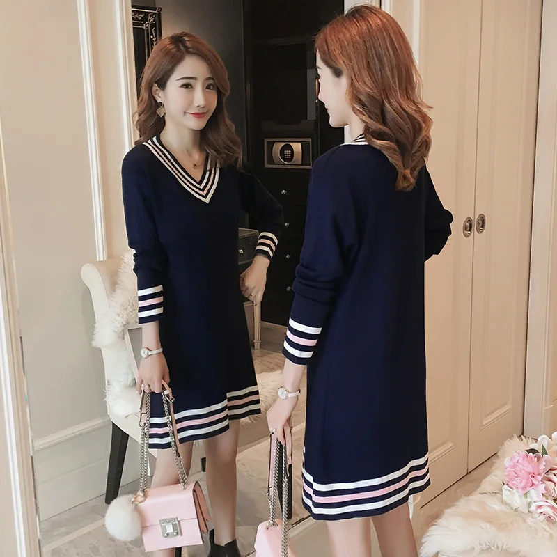 Весенние эластичные вязаные розовые платья для будущих и кормящих мам Одежда