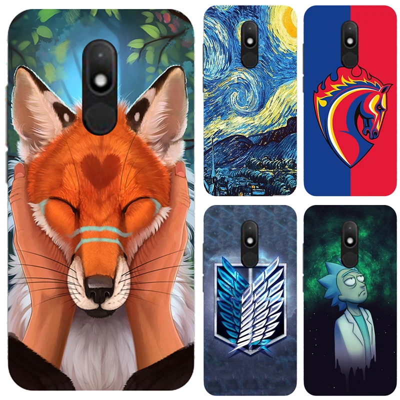 Чехол с рисунком для Wiko чехол WIM Lite силиконовый мягкий из ТПУ дикими цветами сумки