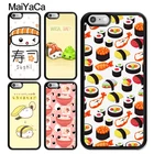 Симпатичный чехол для суши Маки риса для кухни для iPhone 13 Pro Max 12 Mini 11 Pro MAX X XR XS MAX SE 2020 6S 7 8 Plus чехол