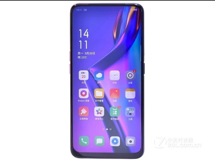 Мобильный телефон Oppo K3 4G LTE Snapdragon 710 Android 9,0 6," 2340X1080 8 Гб ram 256 ГБ rom 16.0MP сканер отпечатков пальцев распознавание лица
