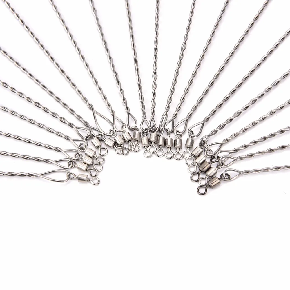 

Рычажные соединители, пружинный Т-образный витой струнный крючок, рыболовные снасти, Длина рычага 20 шт./упак. 5-15 см, балансировочные крючки д...