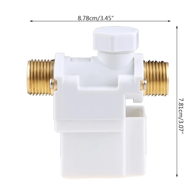 

AC 220V Brass 1/2" Electric Solenoid Valve Water Air N/C Normally Closed Water