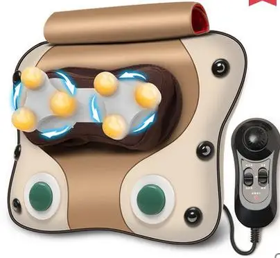 Подушка для массажа шеи плеч талии спины поясницы|massage cushion|cervical neckmassage instruments |