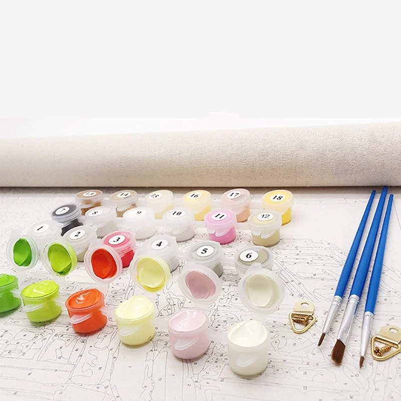 Рисование по номерам искусство масляная краска лошадь пара гостиная спальня