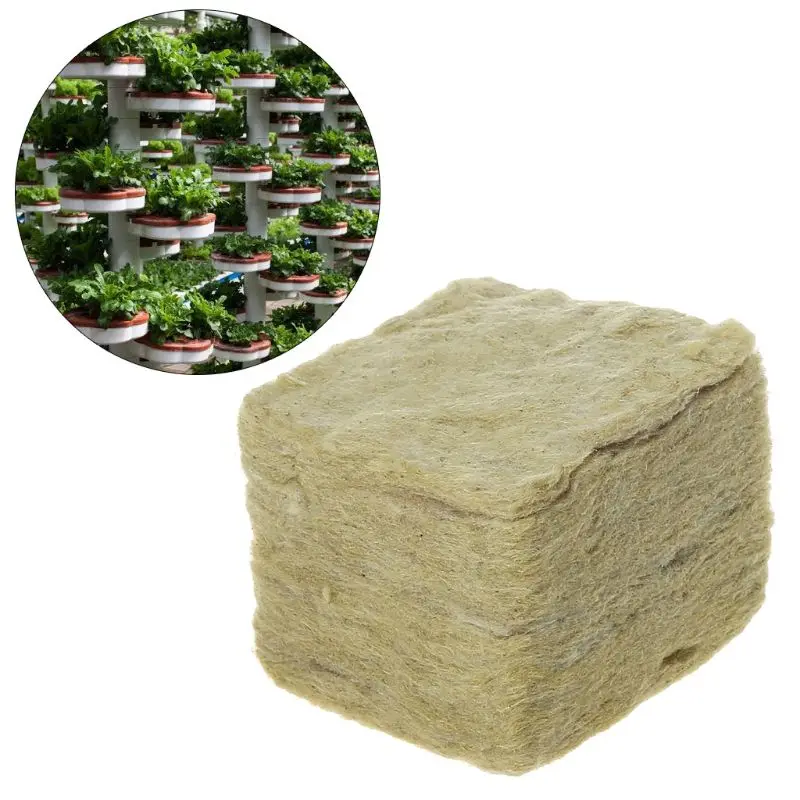 Новинка 2021 кубики из натуральной ваты гидропонная база для выращивания растений