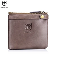 bullcaptain leather wallet mens zipper wallet mens wallet purse rfid mini wallet and smart design zipper buckle wallet