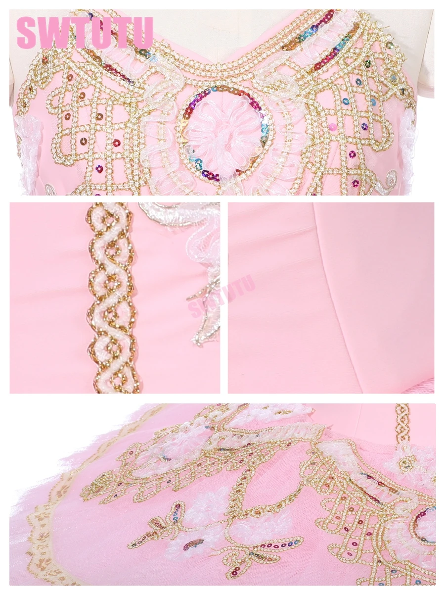 Балетная пачка феи с цветами для девочек выступлений взрослый балет Щелкунчик