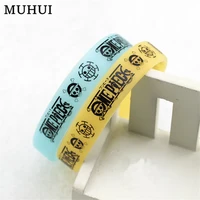 anime candy color silicone sport bracelet women best friend rubber wristband men jewelry pulsera gift