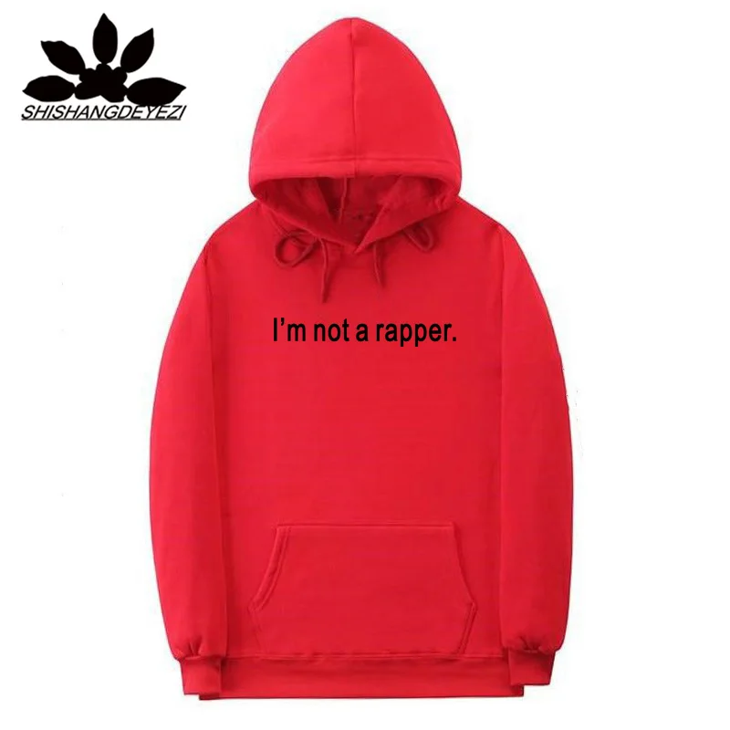 2018 l m not a rapper толстовки в стиле хип-хоп уличная одежда белые черные розовые хаки