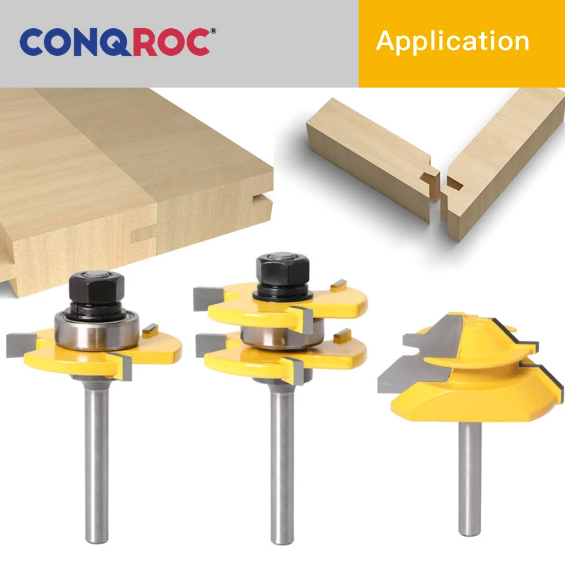 3 шт. Т образные биты для фрезерного станка 1/4 дюйма 6 35 мм|Фреза| |