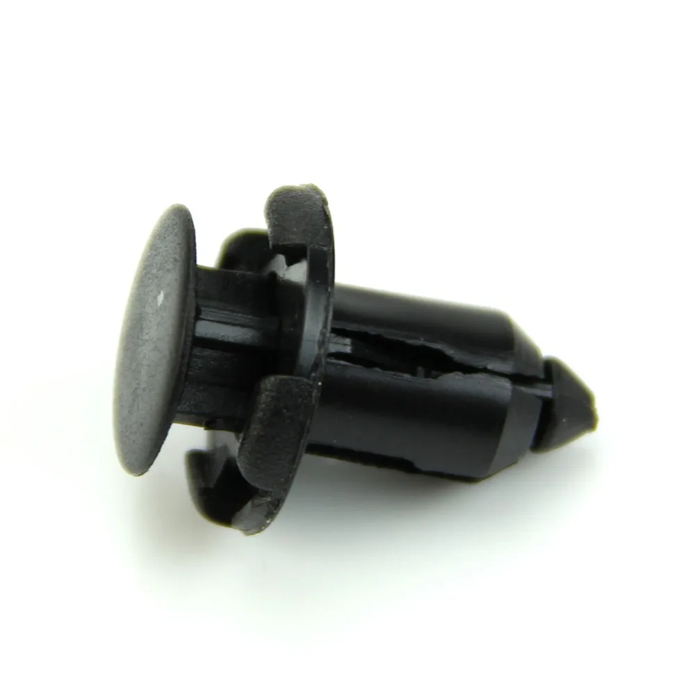 

10Pcs New 9mm Hole Nylon Rivet Fastener Fender Retainer Push in Clips for Honda