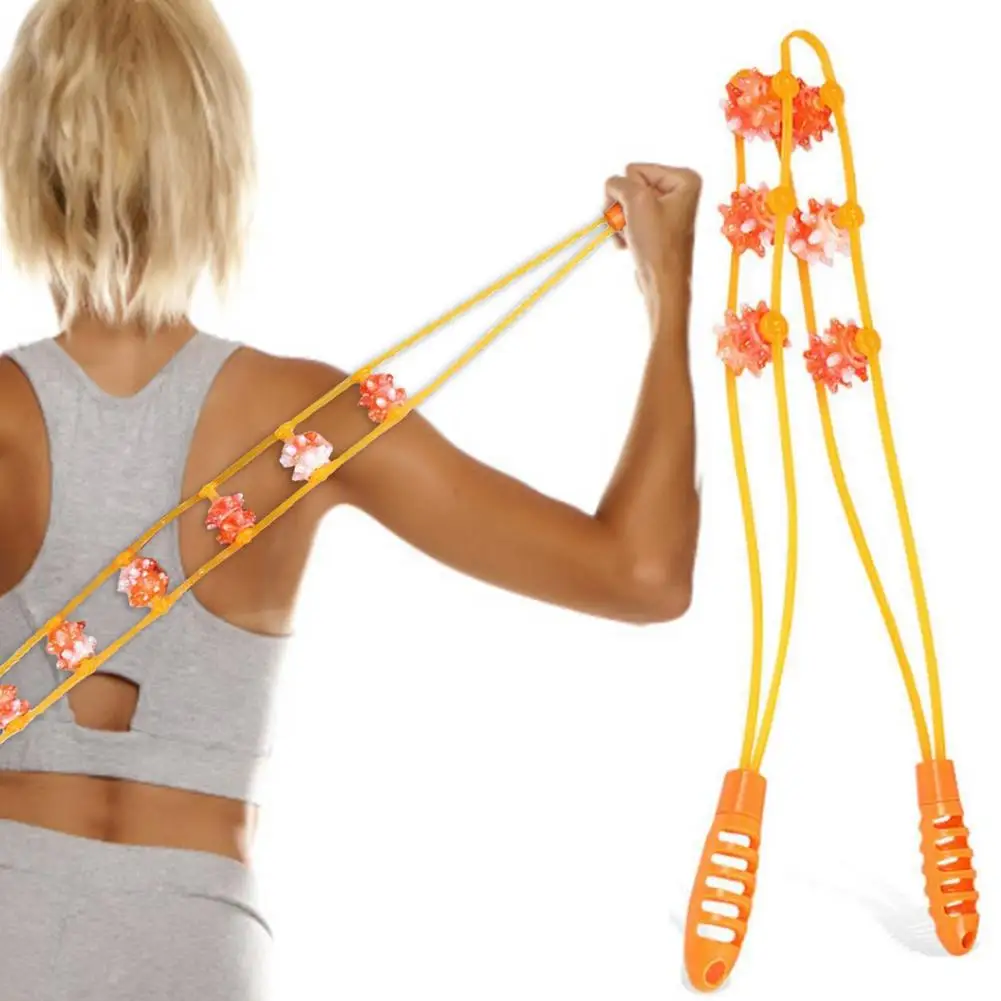 

Back Massage Roller Rope Tool Durable Portable Rope Massager For Back,Neck,Shoulders,Arms,Legs,,Feet,Stomach Massage