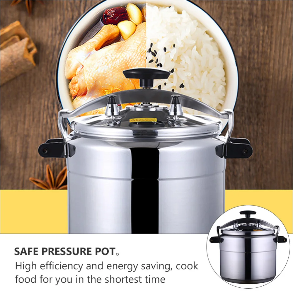 

1 Pc Efficient Multipurpose Household Pressure Pot for Kitchen (Silver, 5L)