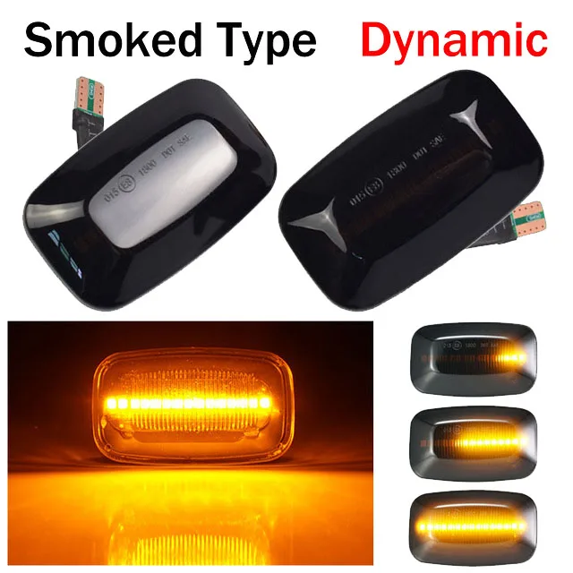 Новинка-автомобиль Динамический светодиодный боковой габаритный фонарь