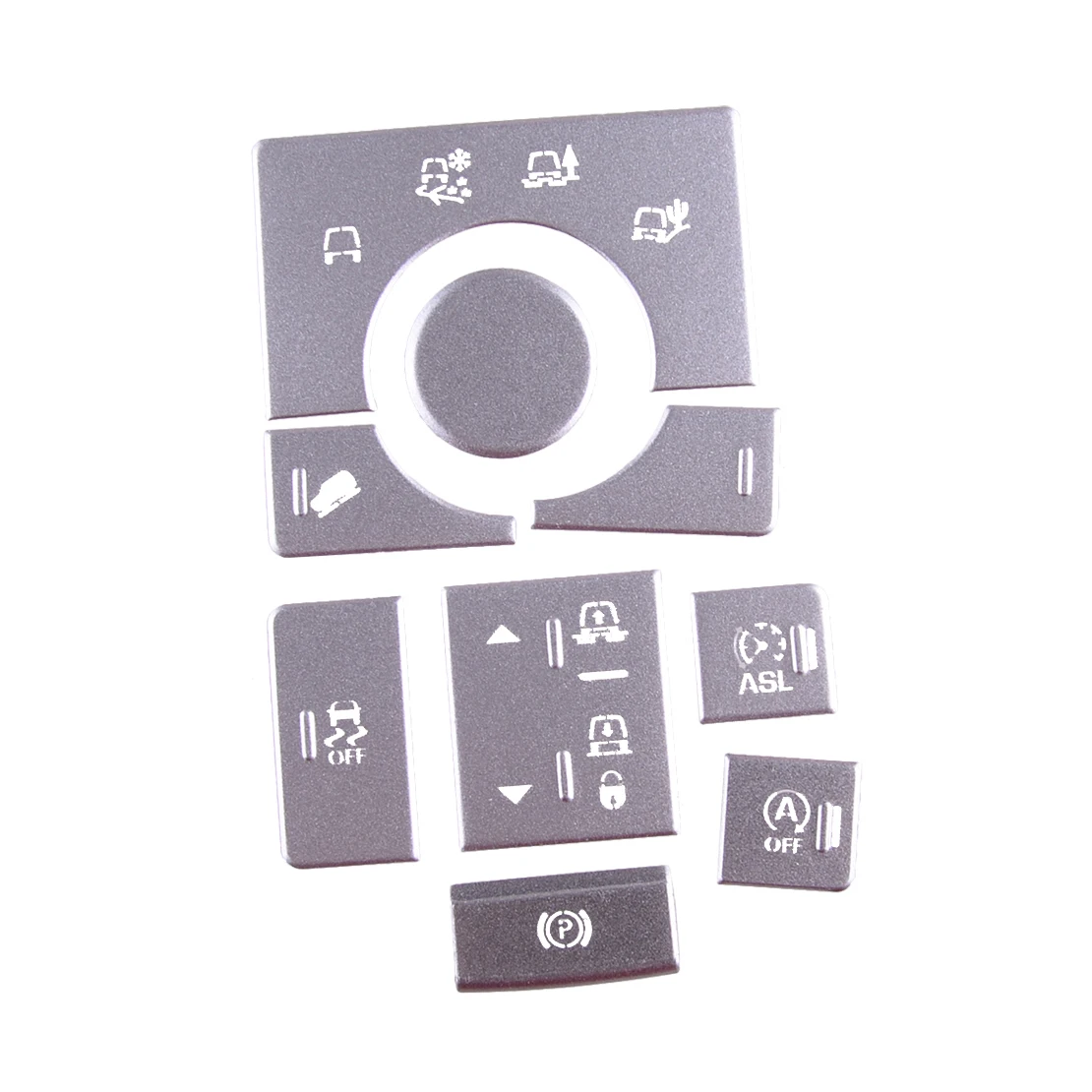 

Beler 1 компл. Накладки на кнопки центральной консоли автомобиля, подходят для Land Rover Range Rover Sport 2014-2016 2017, серебристый, с левым рулем