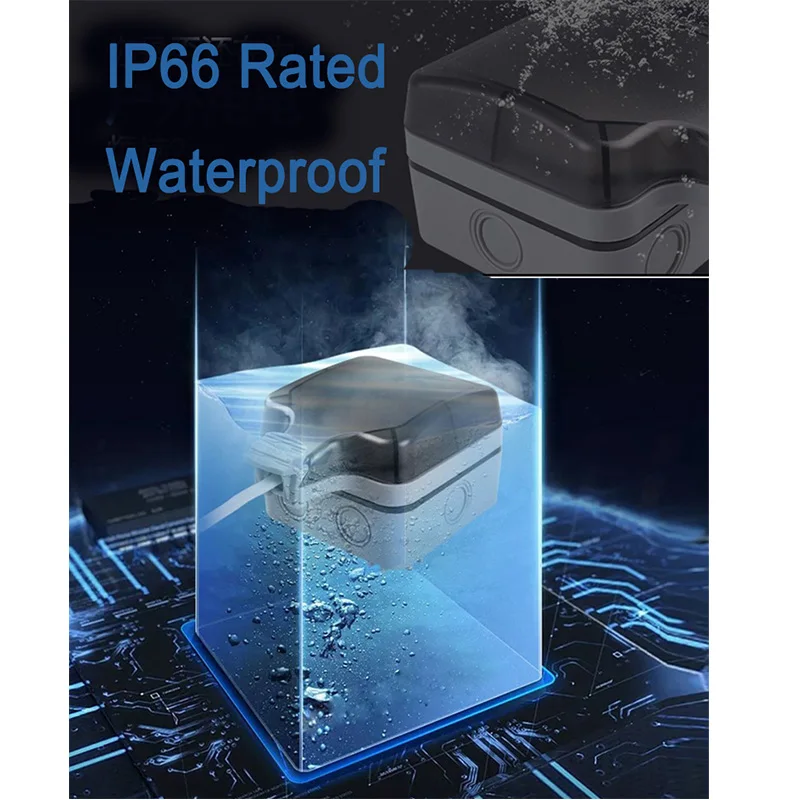 Наружная IP66 водонепроницаемая розетка шасси 16A двойной стандарт ЕС