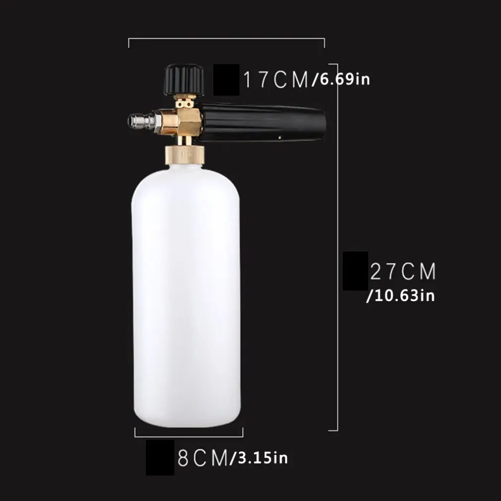 

900ML Snow Foam Washer kettle Car Wash Soap Lance Cannon Spray Pressure Jet Bottle Long Gun Foam Water Gun