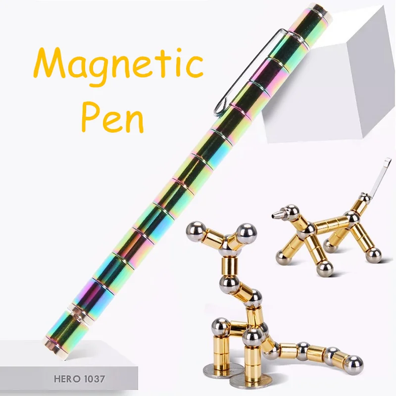 

Touch Pen for Phone Magnetic Pen Metal Magnet Modular Think Ink Toy Touch Stylus Pen For iPhone iPad Decompression Toy Polar Pen