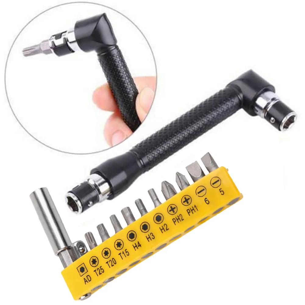 

Wrench Tool Socket Wrench Kit Steel 1/4 Inch Shank 12 In 1 Multifunctional