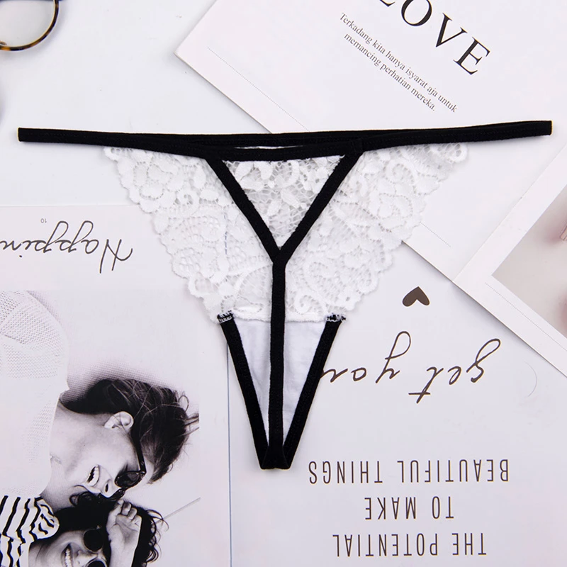 S-XXL women g-string sexy lace underwear ladies panties lingerie bikini pants thong intimatewear 5pcs/lot ac163 | Женская одежда
