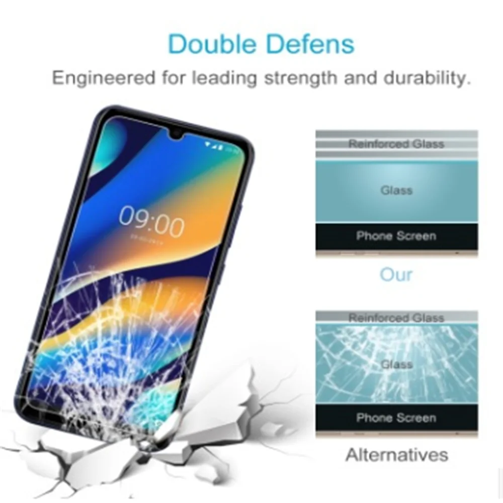Подходит для Wiko View 3 Lite 0 26 мм 9H 2.5D пленка из закаленного стекла с закругленными