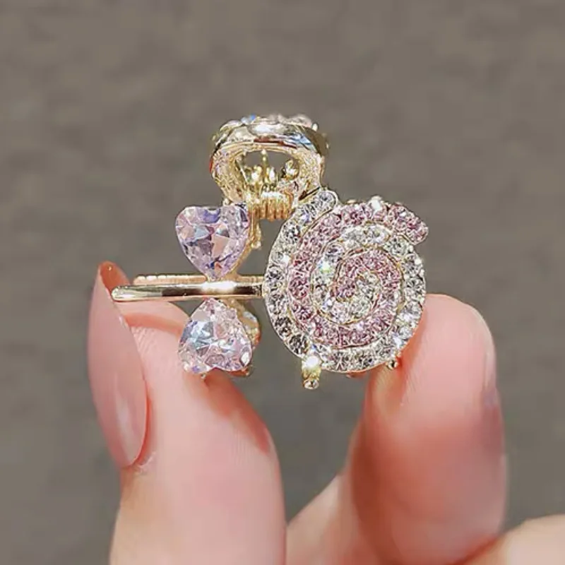 

Korea Fashion Hairbands Metal Hair Claw Cute lollipop Hair Clips for Women Girl Elegant Crab Vintage Hairpin Hair Accessories