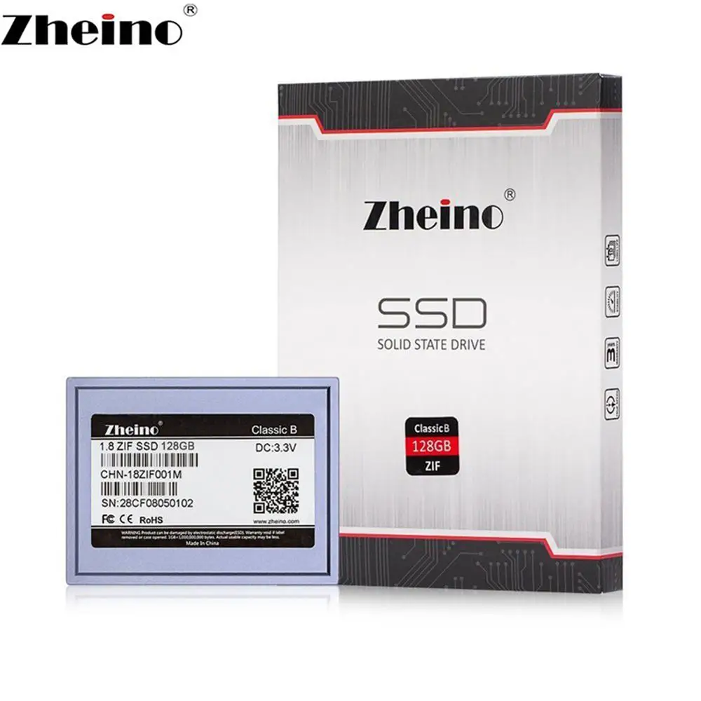 Zheino 1 8 дюйма CE ZIF SSD 128 Гб MLC интерфейс твердотельный накопитель для ноутбука -