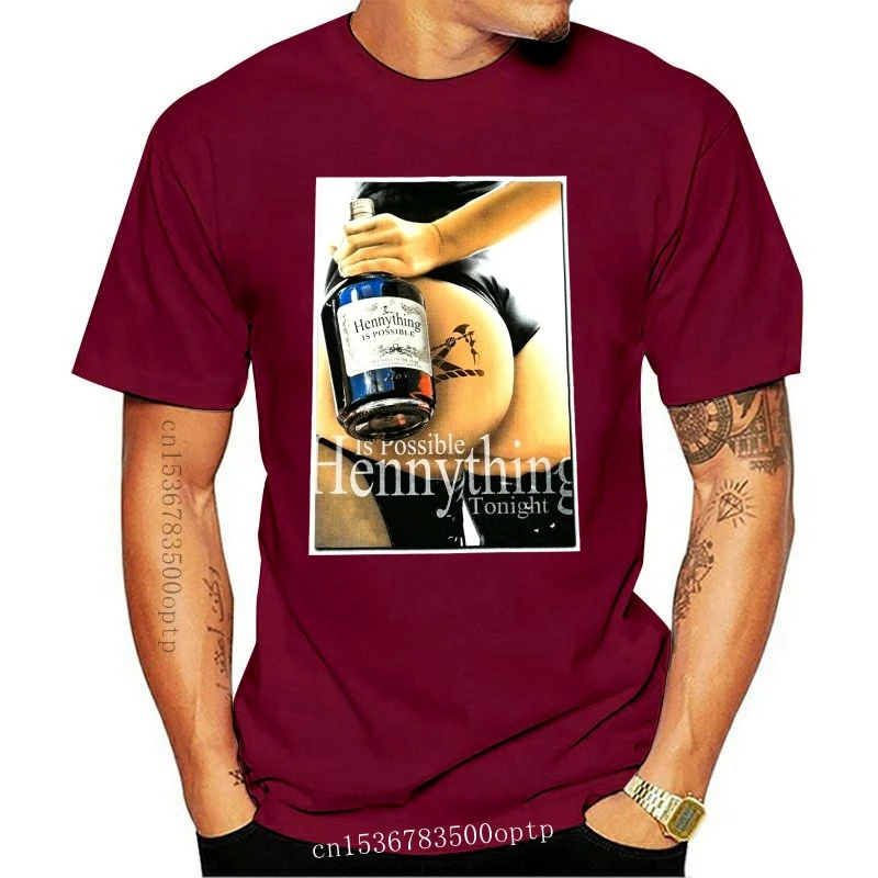 

New HENNYTHING IS POSSIBLE TONIGHT T-shirt Henny Urban Streetwear Mens Tee