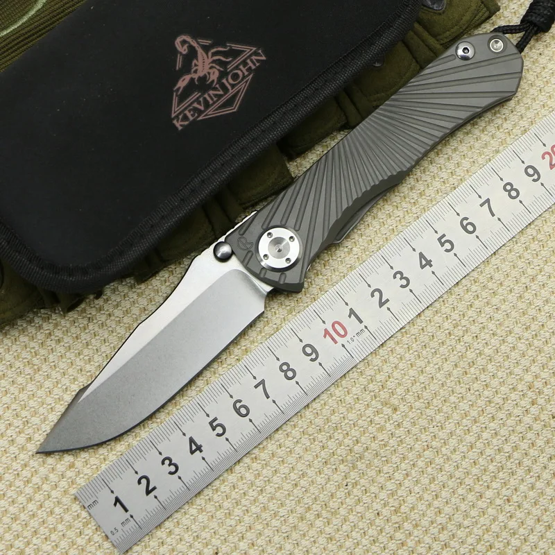 Складной нож kevin john Umnumzaan лезвие M390 титановая ручка карманный кухонный для