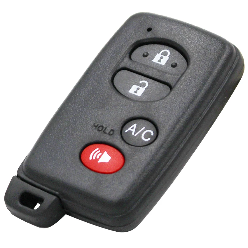 НОВЫЙ Uncut умный дистанционный чехол для ключей Fob 3 + 1 кнопка Toyota Prius 2010 2013|key 2