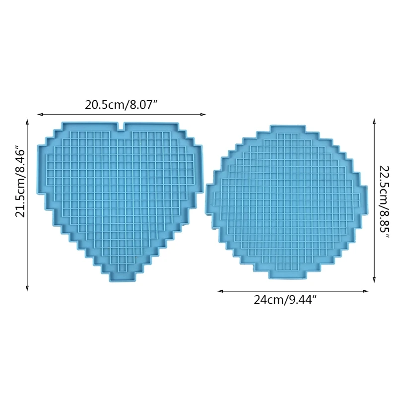 

Pixel Puzzle Coaster Epoxy Resin Mold Cup Mat Tray Plate Casting Silicone Mould DIY Crafts Jewelry Home Decorations Tool