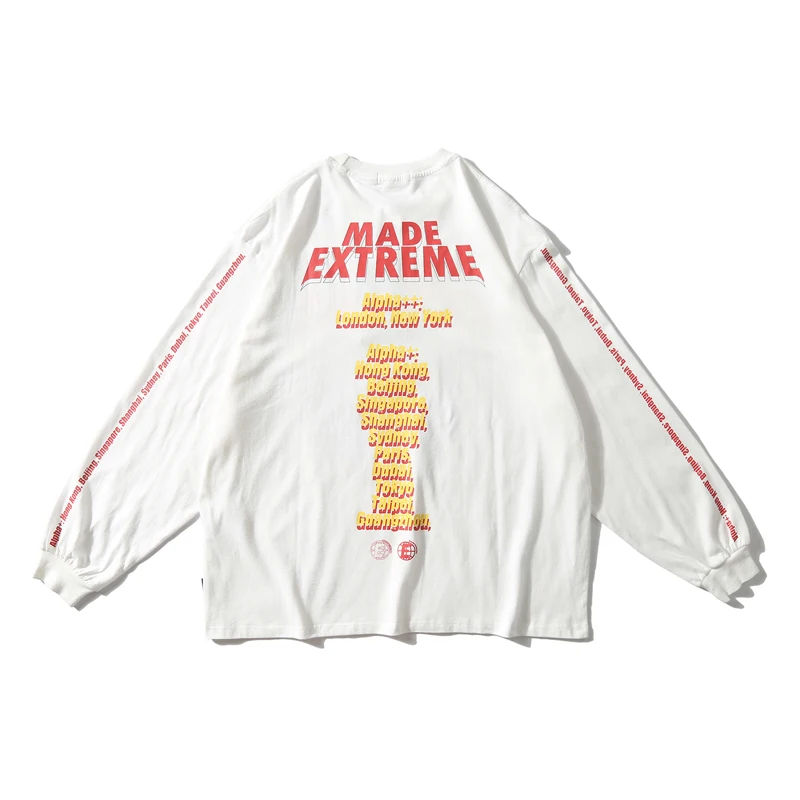 Мужские футболки с длинным рукавом винтажный принт Статуя Свободы большие