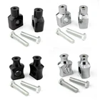 Универсальный алюминиевый зажим для руля мотоцикла Harley Dyna Sportster, 1 пара, 1 дюйм, 25 мм