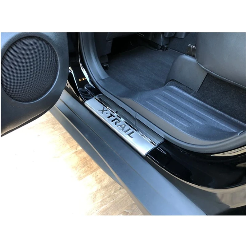 Накладка на порог из нержавеющей стали для Nissan X Trail T32 2014 2018|Эмблемы| |
