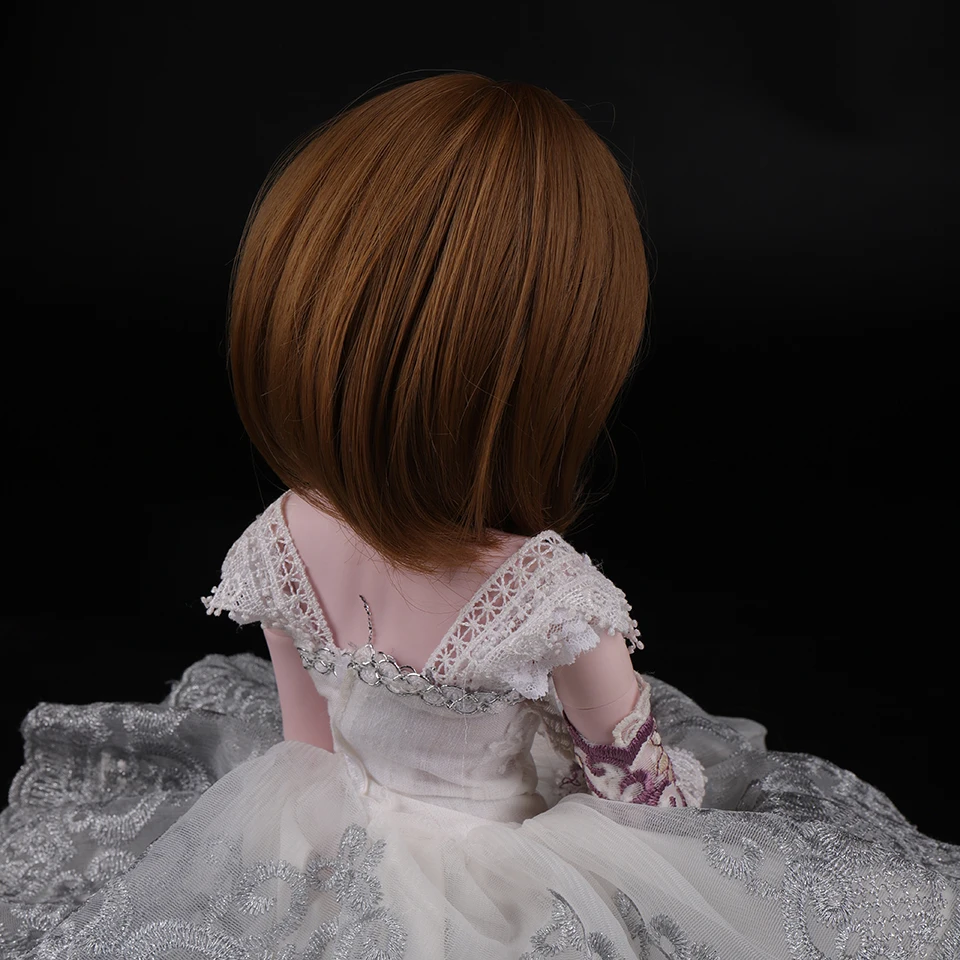 Cataleya BJD парик 1/3 1/4 короткие черные прямые и кудрявые челки волос Высокая температура волокна для куклы