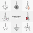 Кольцо принцессы и подвеска в виде короны, 2018 модное ювелирное изделие из стерлингового серебра 925 пробы, Романтичный подарок для женщин, подходит для девушек, браслет, ожерелье