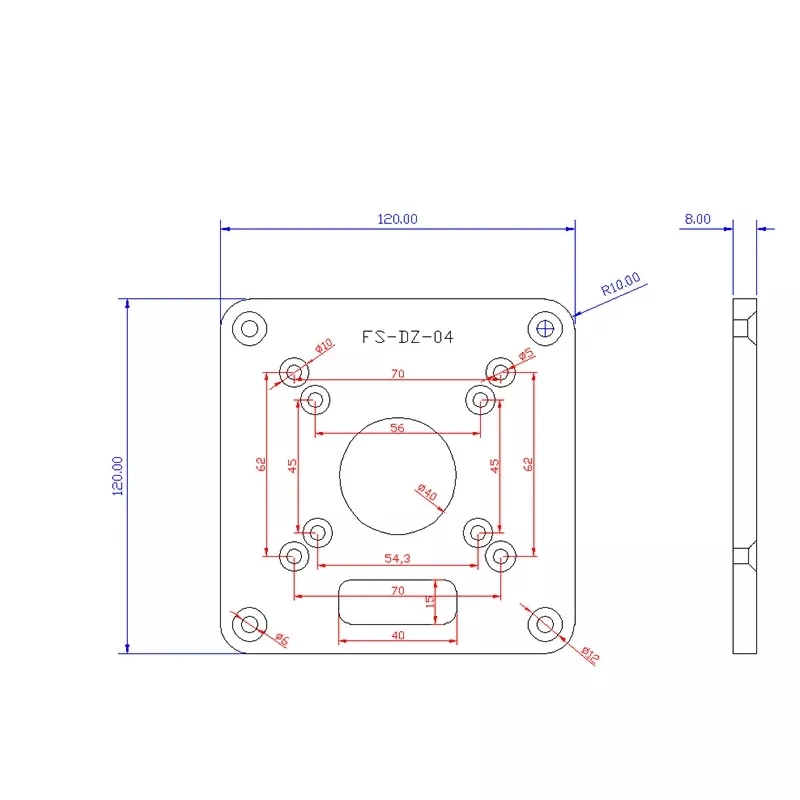 ALLSOME 120x120mm Woodworking Aluminum Alloy Router Table Insert Plate Mounting Base Plate for MAKITA RT0700C WORX Aoben HT2801