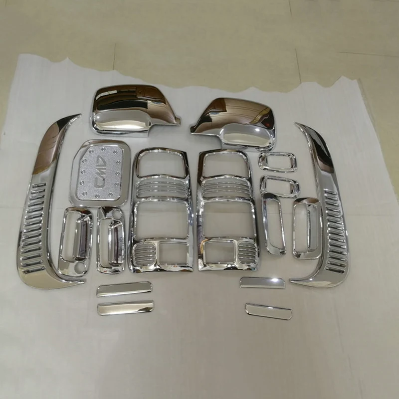 17 шт. хромированные декоративные крышки для Toyota Land Cruiser LC80 1991 1997|Хромирование| |