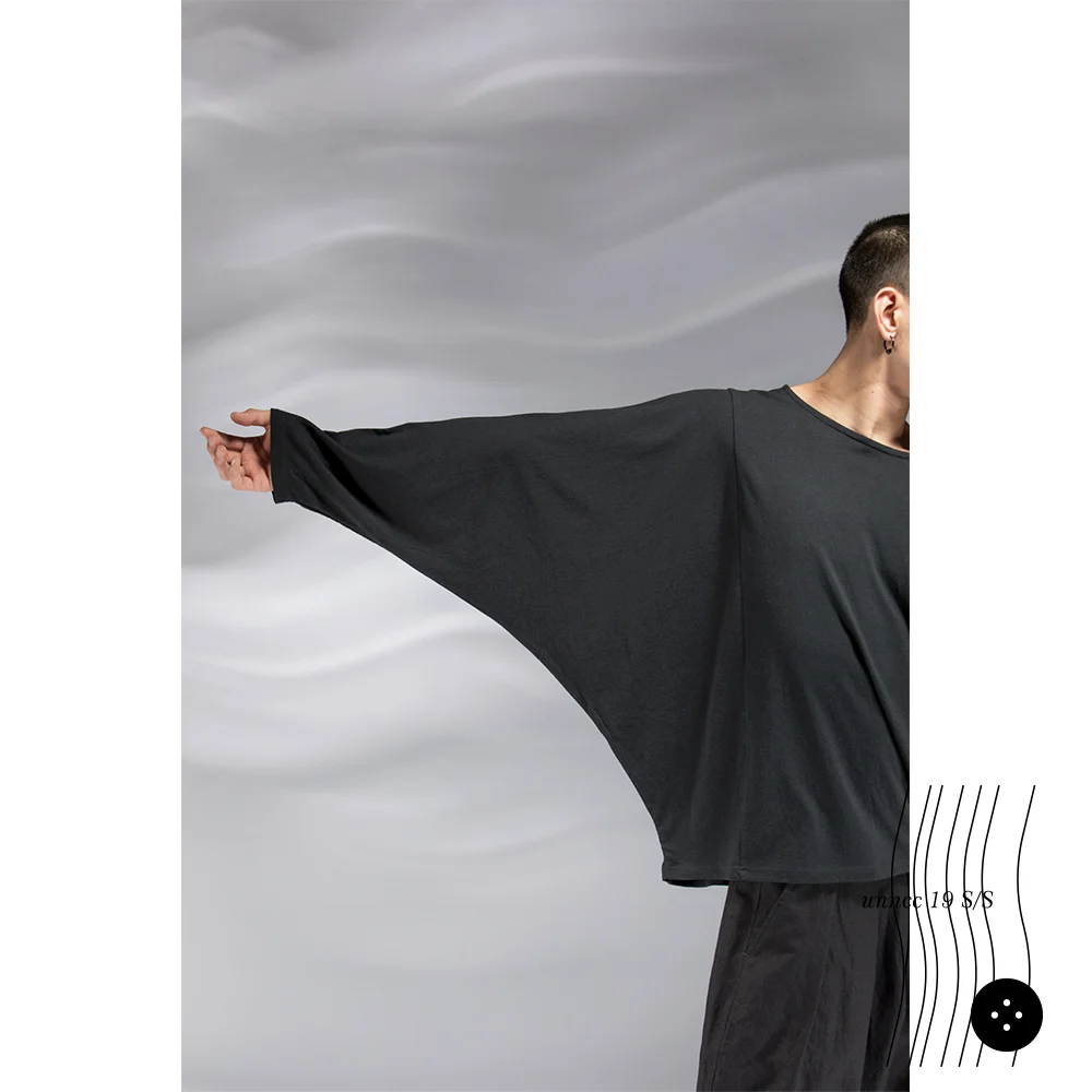 Женская одежда 2019 модная оригинальная трикотажная футболка с длинным рукавом